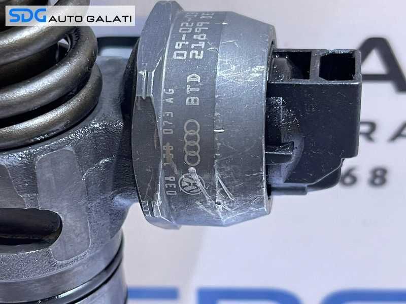 Injector Injectoare Pompa Pompe Diuza Seat Leon 1P 1.9 TDI BKC BXE BXF 2006 - 2013 Cod 038130073AG 0414720215 [M9112]