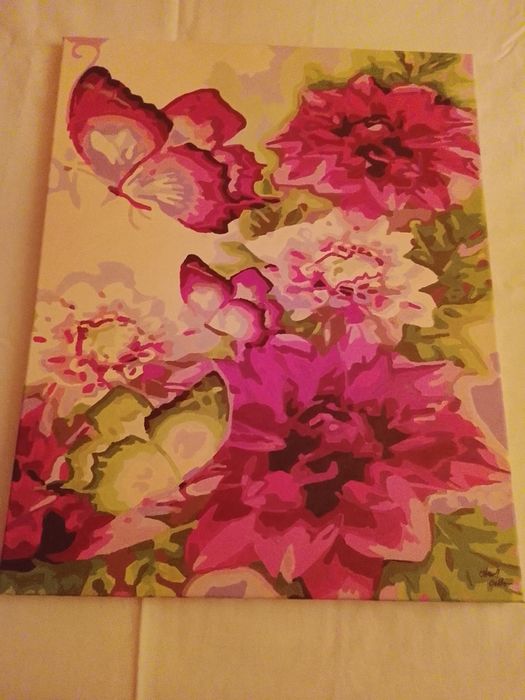 Tablouri pictate floro 50x40