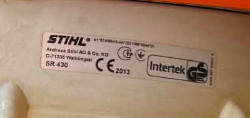 STIHL SR 430 моторна гръбна пръскачка / обдухвач