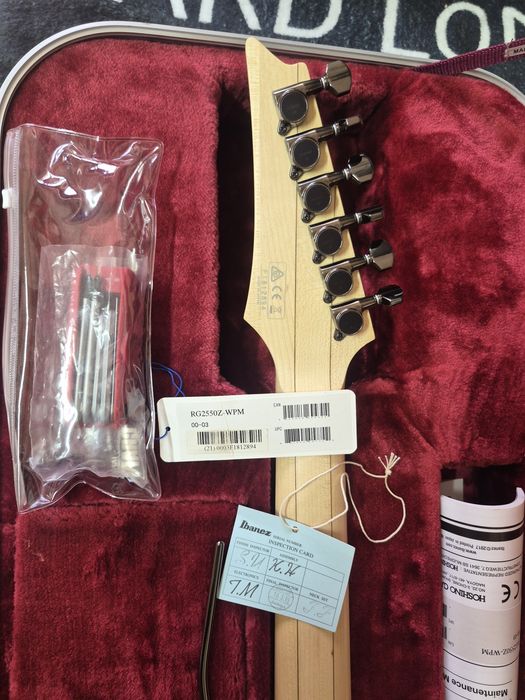 Chitara electrica Ibanez RG 2550Z-WPM Prestige Japan 2018 !Nou!