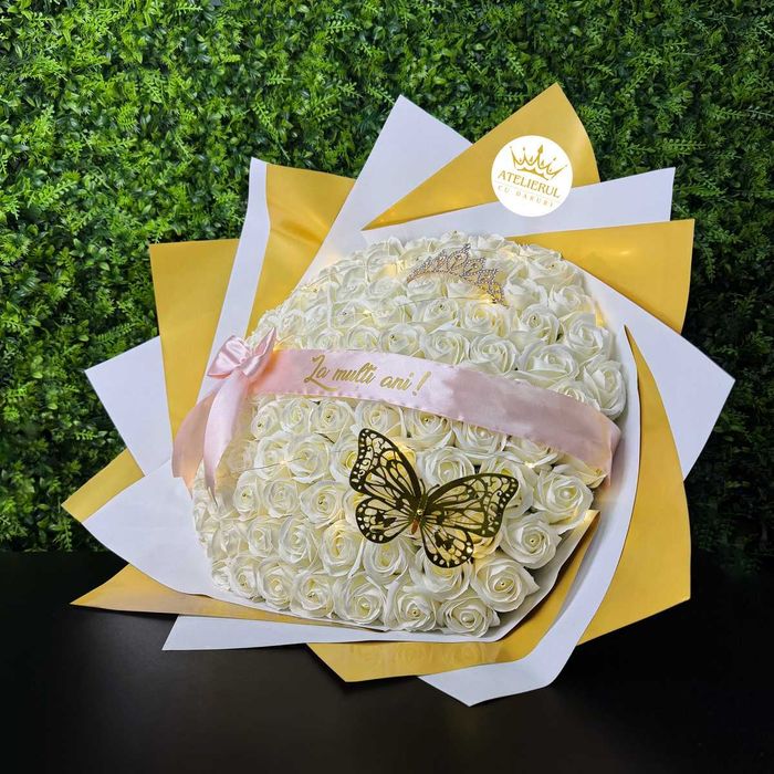 Buchete trandafiri din sapun | Pret Mic | Livrare oriunde