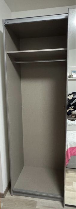 Dressing/Dulap 270/212/68 cm 4 usi culisante alb/oglinda