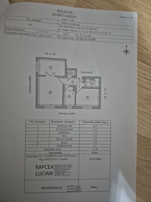 Vând apartament Drobeta-Turnu Severin ,U 5,sc 3 et4, ap 19
