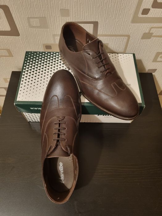 Pantofi piele maro Marelbo, 43