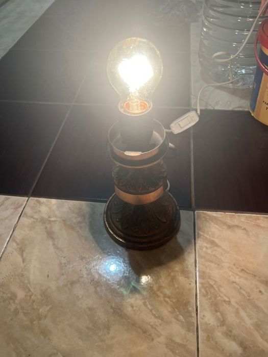 Нощна лампа -желязо/мед