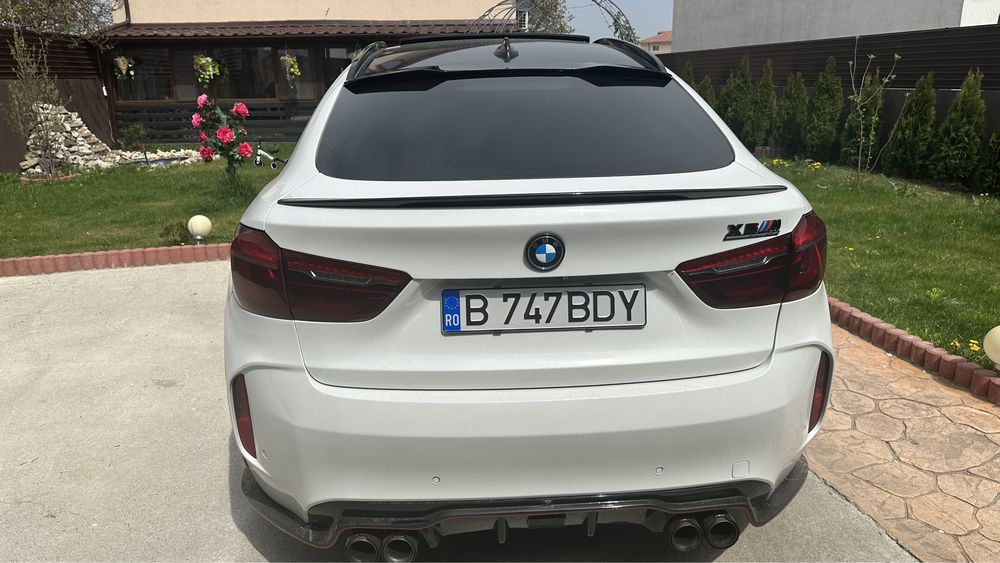 Eleron Luneta Haion BMW X6 F16 F86 Ferz Design Negru lucios