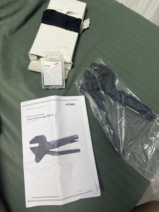 Clește de sertizare de bază PEW 12 FÖRCH 5* + bacuri knipek 97 49 66