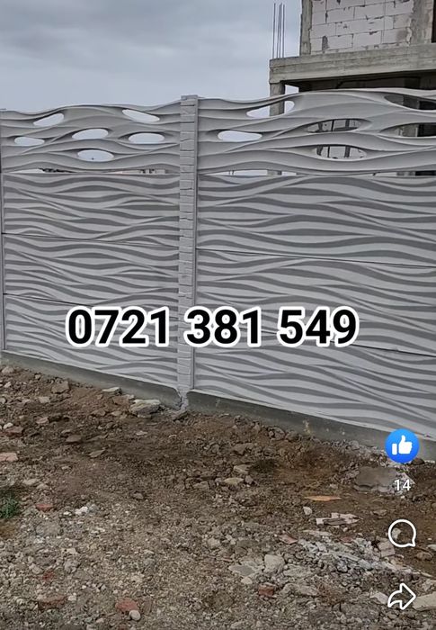 Garduri prefabricate din beton