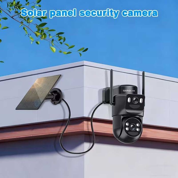 Cameră de supraveghere Solară cu cartela 4G și wi-fi