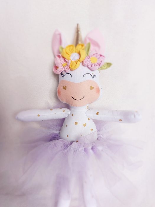 Кукла Еднорог ръчна изработка