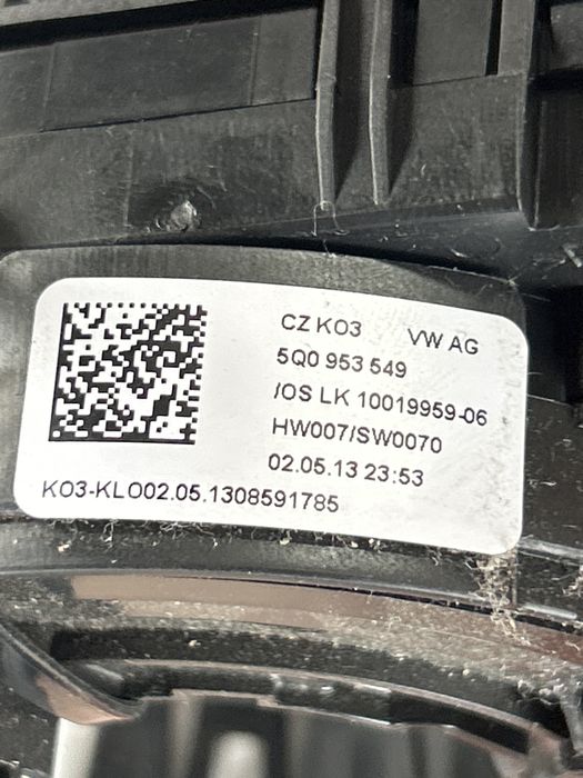 Spirala volan cu manete Skoda Octavia3 an 2013-> 5Q0953549