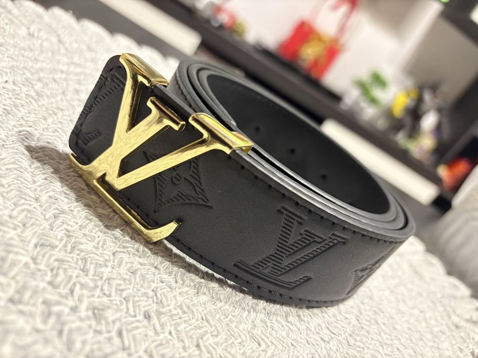 Curea Louis Vuitton negru gold