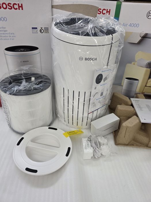 Пречиствател за въздух Bosch Air 4000, 3-в-1 HEPA филтър, CADR 300m³/h