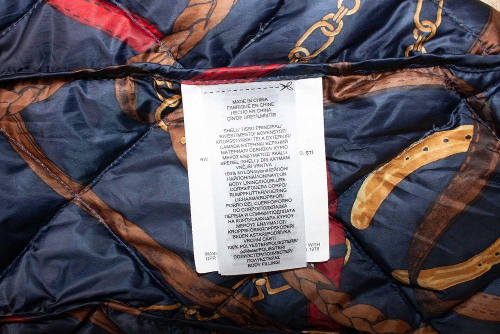 Ralph Lauren оригинално дамско пухено яке синьо diamond quilt пух М