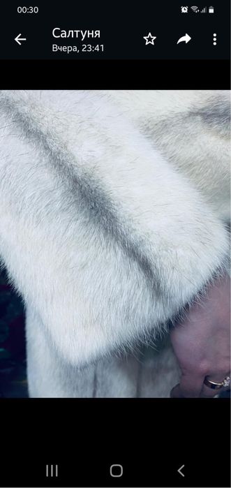 Норковая шуба густой мех