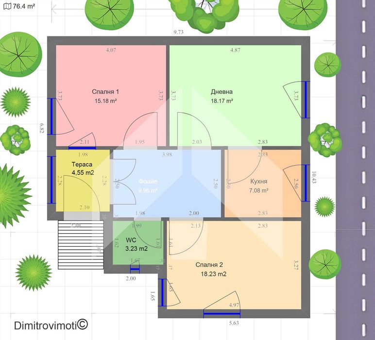 Продава се Къща в Нови пазар - 76 кв.м за 839 €/кв.м - Снимка #23