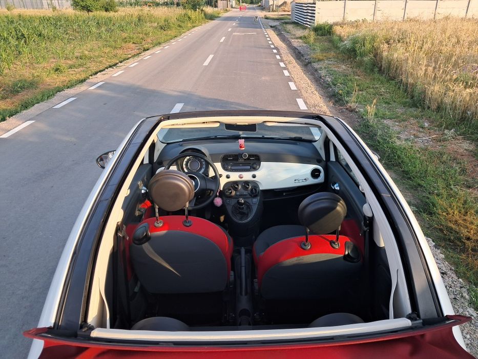 Fiat 500 cabrio anul 2014