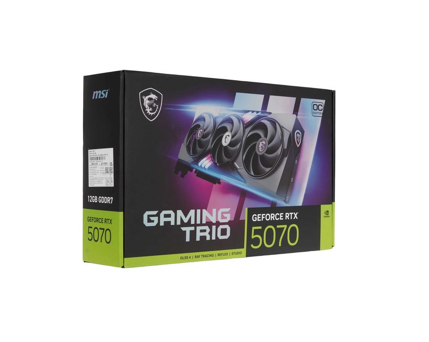 - Видеокарта MSI RTX 5070 GAMING TRIO 12GB (912-V532-030)