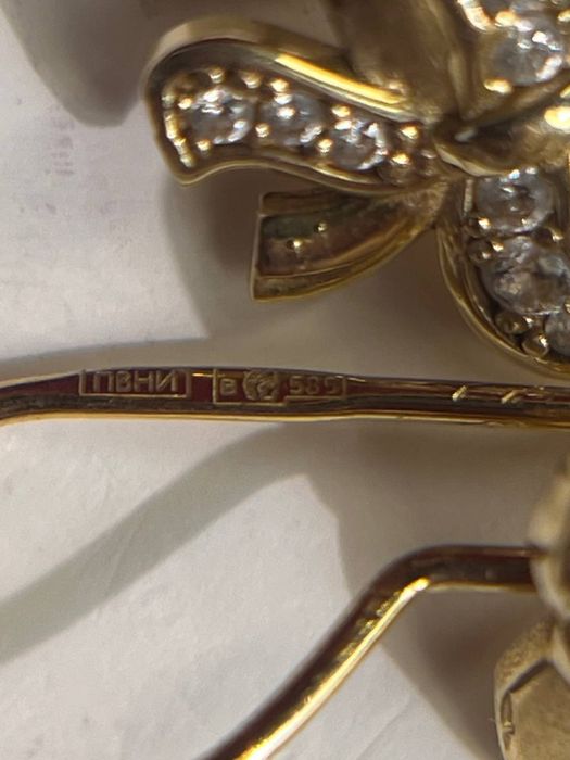 Золотые серьги/BariBarShop/0•0•12