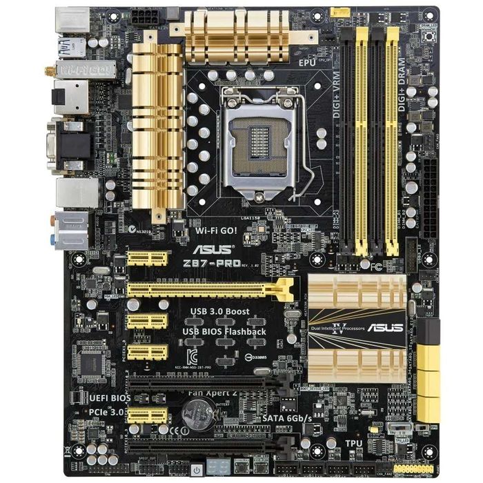 Дъно Дънна платка ASUS Z87 - PRO 1150 DDR3 OVERCLOCK