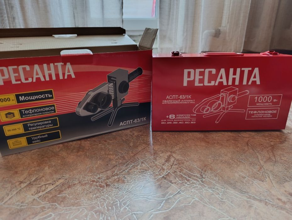 Аппарат для сварки пластиковых труб. Ресанта.