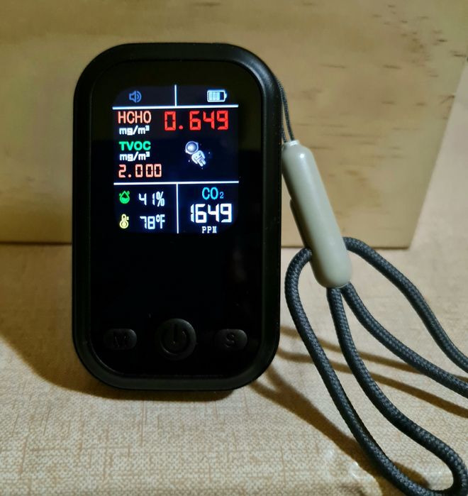 Detector calitatea aerului portabil 5 în 1