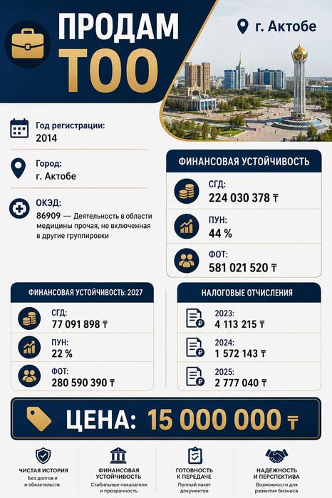 Покупка и Продажа ТОО Казахстан