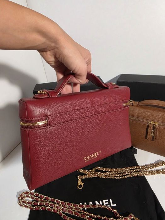 Дамска чанта Chanel Lunch Box 26C Red