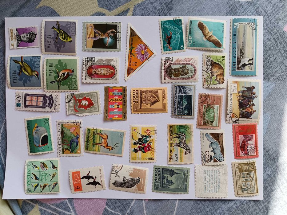 Марки новые почтовые