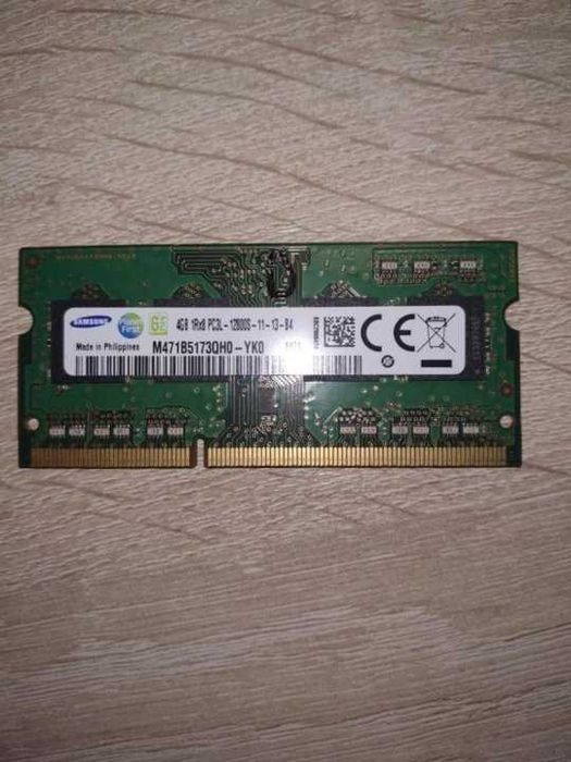 Оперативная память Samsung-Transcend-DDR3L SO-DIMM- DIMM 4GB (1600MHz)