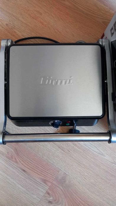 Gratar grill electric - contact grill - 2 zone de gătit - XL, inox -45% reducere