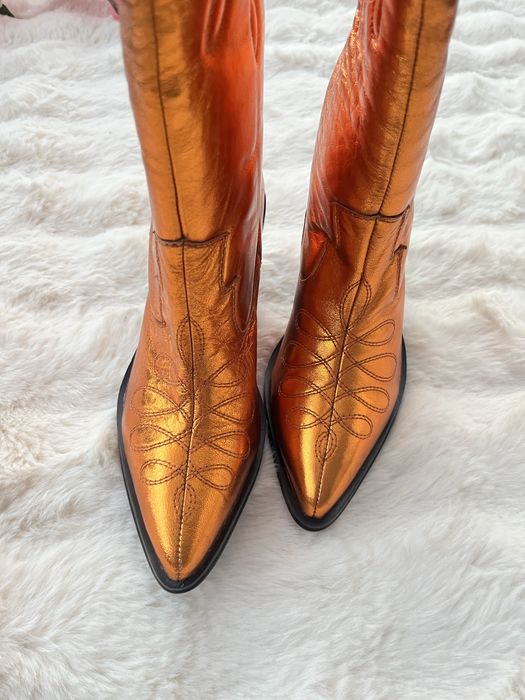 Cizme statement aurii marimea 37