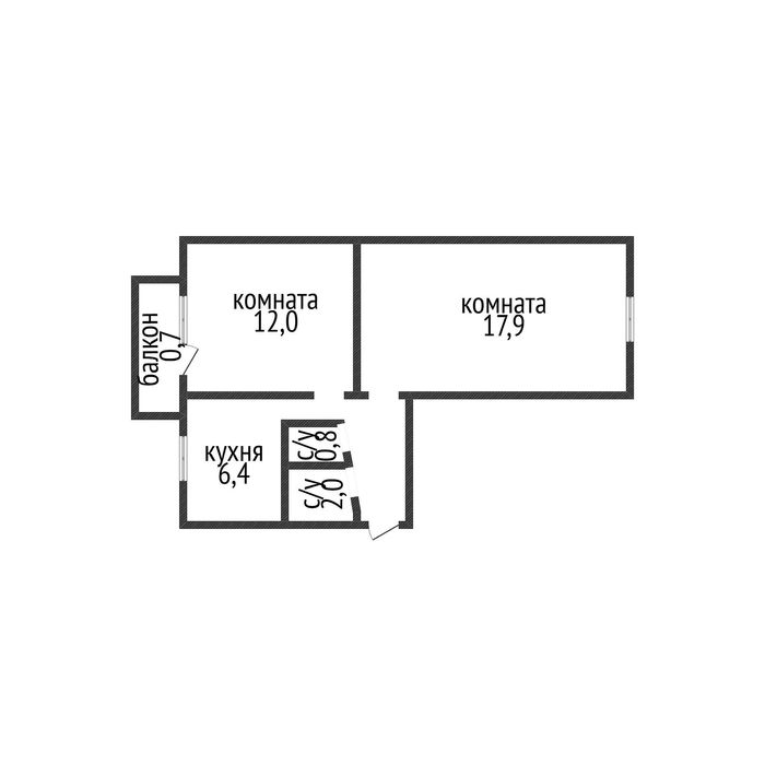 продам 2-хкомнатную квартиру