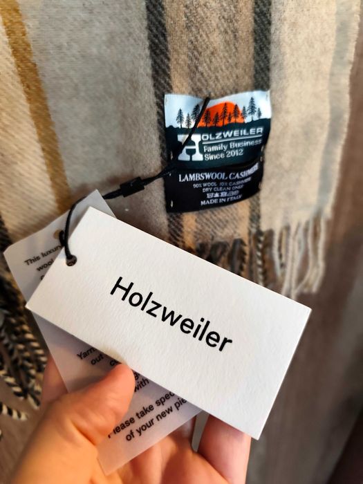 Нов дамски шал от камилска вълна и кашмир в стил Burberry