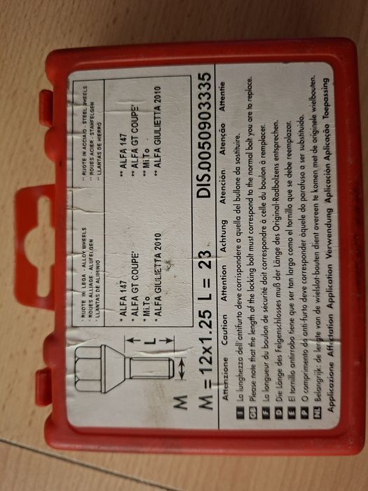 Prezoane antifurt Alfa Romeo