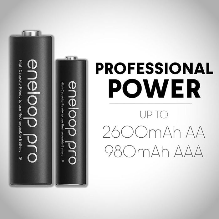 Аккумуляторные батареи Panasonic Eneloop Pro AA 2600 mAh Made in Japan