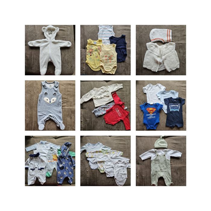 Лот бебешки дрехи 0-3м + ПОДАРЪК