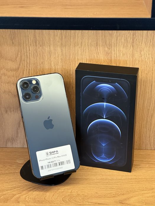 айфон 12 про макс синий