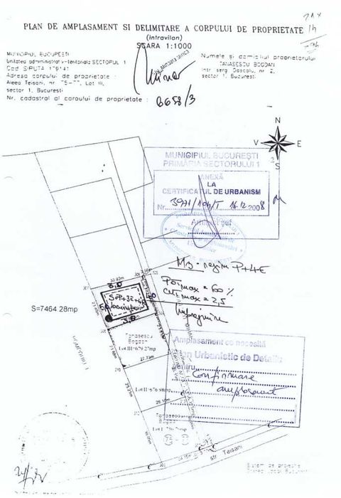 Teren de 681 mp, aproape de padure – liniste, aer curat si racoare naturala!