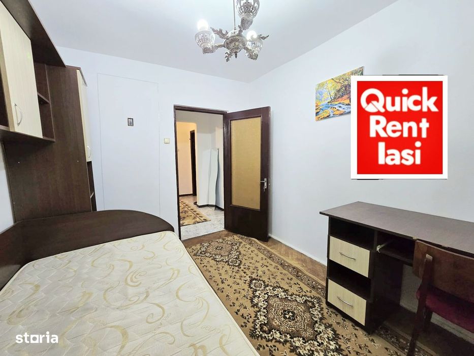 Centru Zugravi Langa UMF Si UAIC Apartament 3Camere Si 2Bai