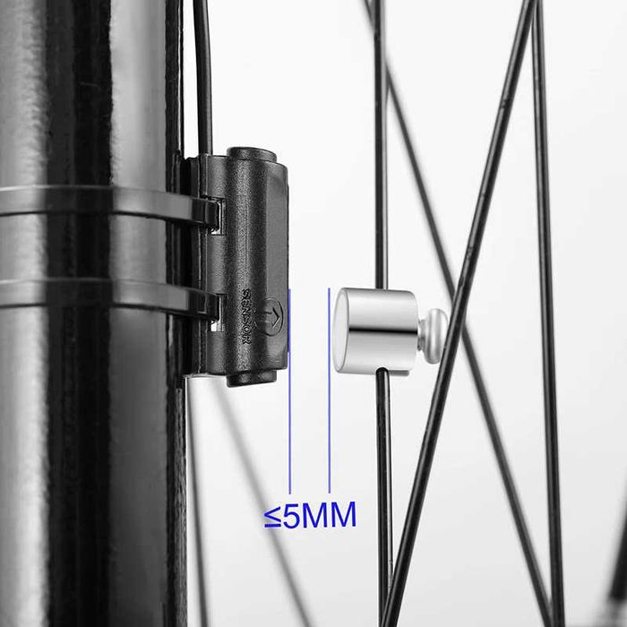 Велокомпютър с 19 функции, Водоустойчив, LED подсветка,  60х45мм