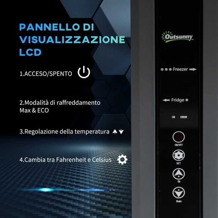 FRIGIDER cu congelator AUTORULOTA sau RULOTA 12-220v - Nou Sigilat