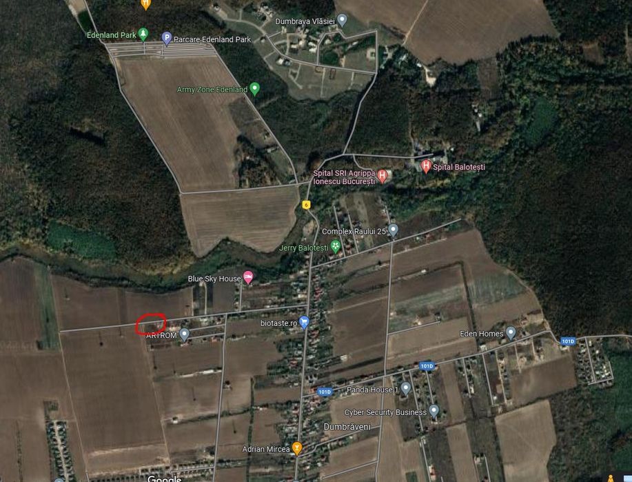 teren 700mp Balotesti Dumbraveni Edenland