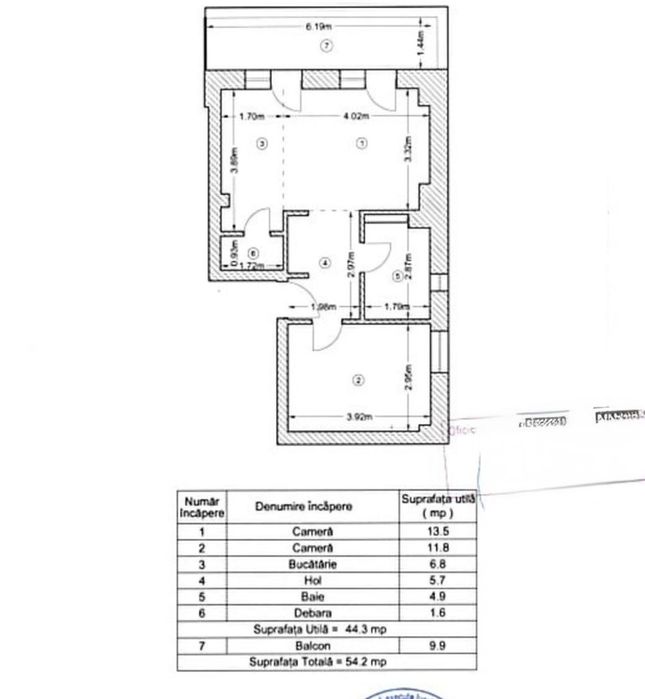 Apartament 2 Camere - 54 MP - Complex Premium - Casa Presei - NOU