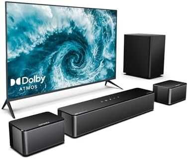 ULTIMEA 5.1 Dolby Atmos Sound Bar, съраунд звукови ленти за телевизор