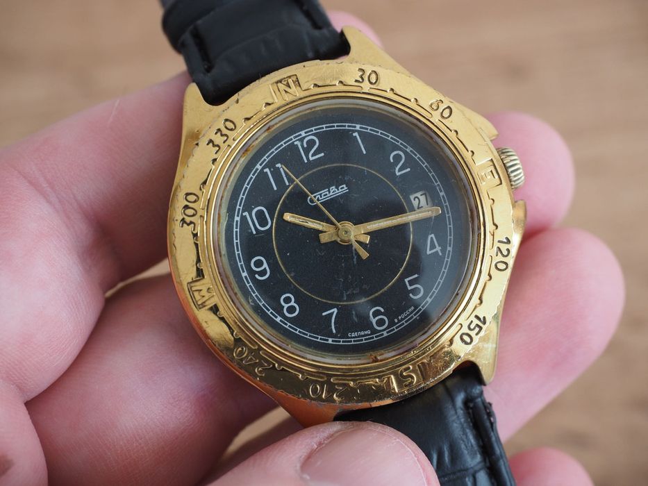 Ceas sovietic mecanic Slava, retro, URSS