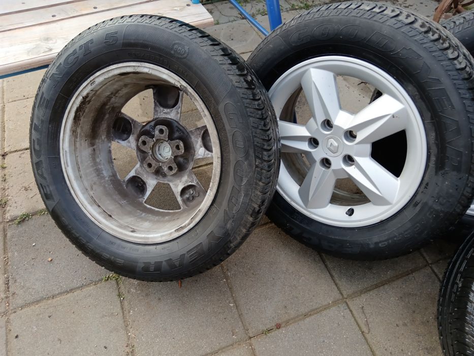 Продавам алуминиеви джанти за рено рх4.,заедно с гумитео