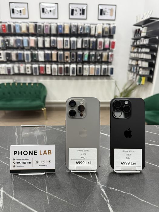 iPhone 16 Pro | 512Gb | NOU | 2 Ani Garantie | phonelab.ro