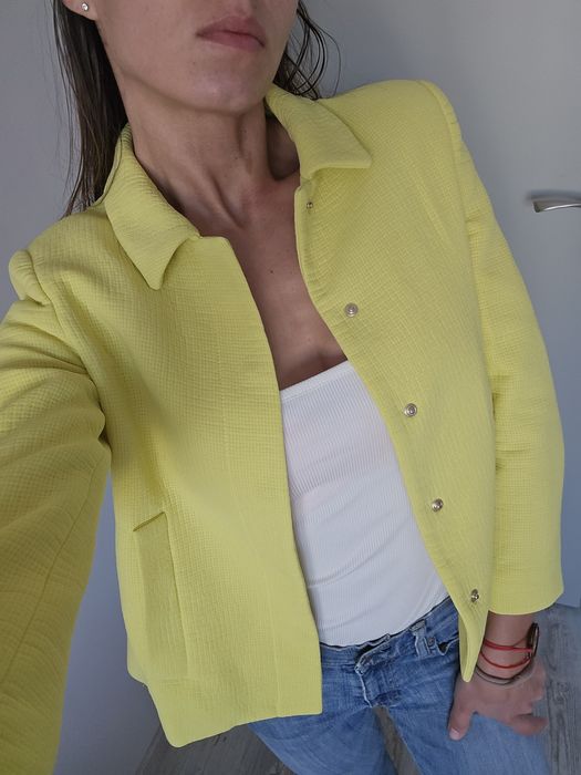 Жълто сако ZARA размер S