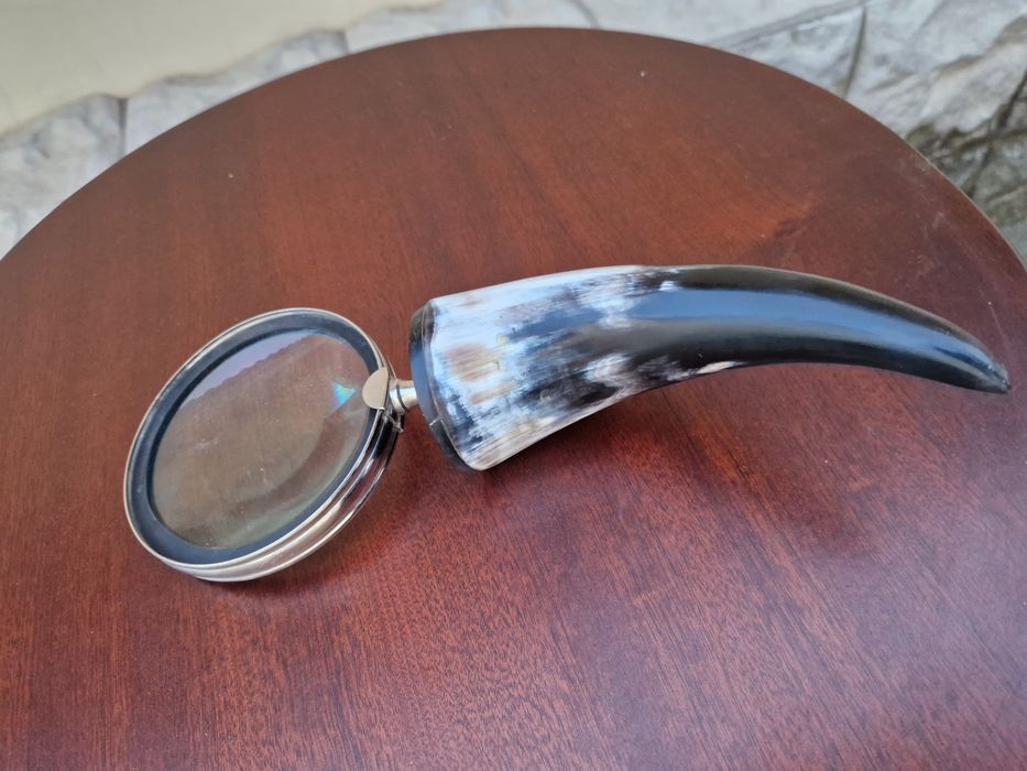 Красива антикварна английска лупа